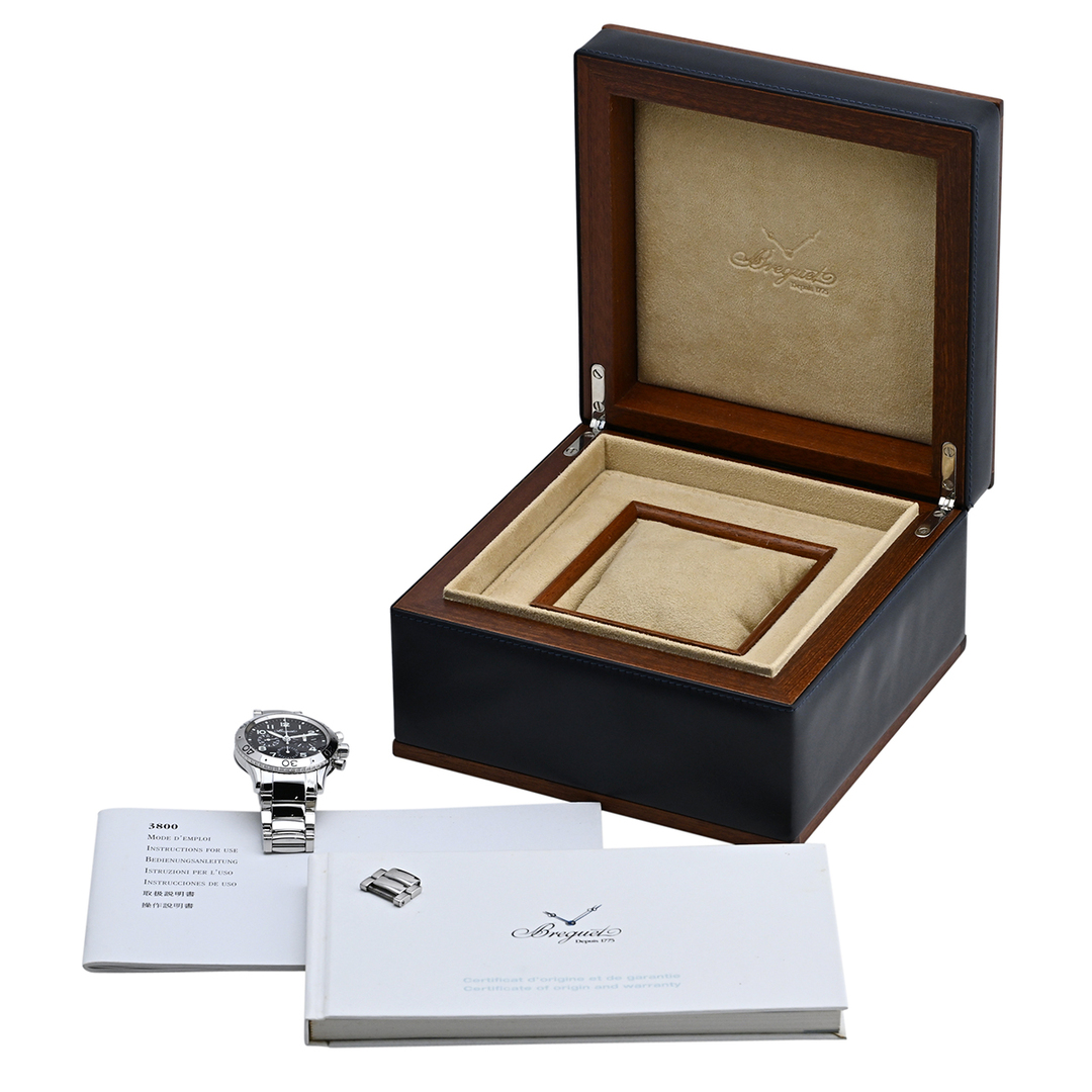 Breguet(ブレゲ)のブレゲ アエロナバル タイプXX クロノグラフ 3800ST/92/SW9 自動巻き メンズ 【中古】 メンズの時計(腕時計(アナログ))の商品写真