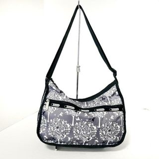 レスポートサック(LeSportsac)のLESPORTSAC(レスポートサック) ショルダーバッグ - グレー×白×黒 レスポナイロン(ショルダーバッグ)