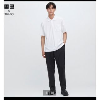 ユニクロ(UNIQLO)のユニクロ　感動イージーパンツ　ブラック(チノパン)