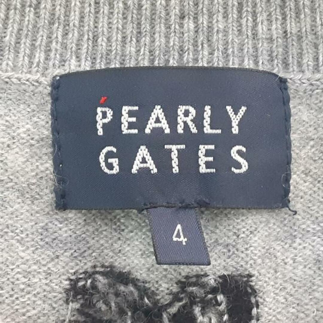 PEARLY GATES(パーリーゲイツ)のパーリーゲイツ 長袖セーター サイズ4 XL - メンズのトップス(ニット/セーター)の商品写真