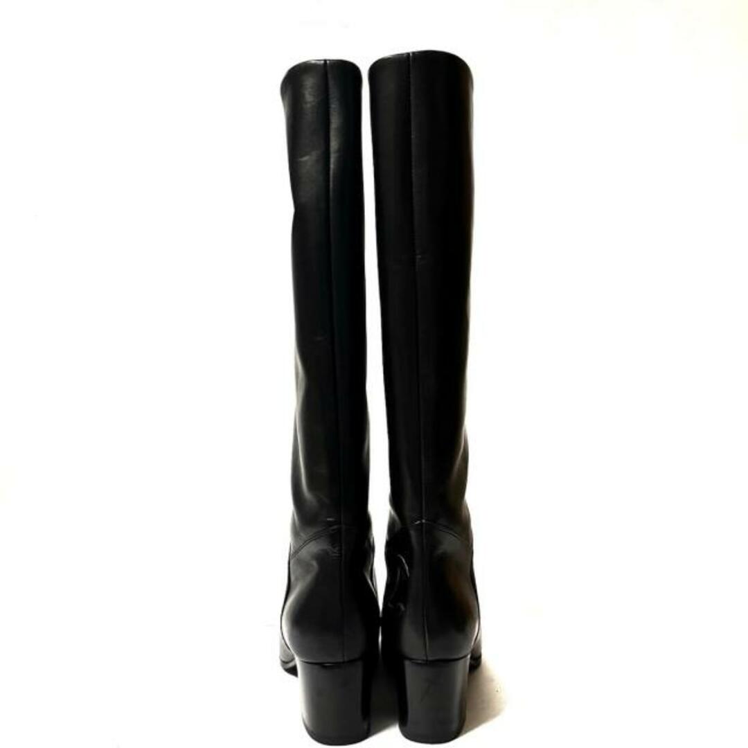 CHANEL(シャネル)のCHANEL(シャネル) ロングブーツ 35C - 黒 ココマーク レザー レディースの靴/シューズ(ブーツ)の商品写真