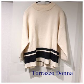 TORRAZZO DONNA - Torrazzo Donna  ニット　 セーター　七分袖