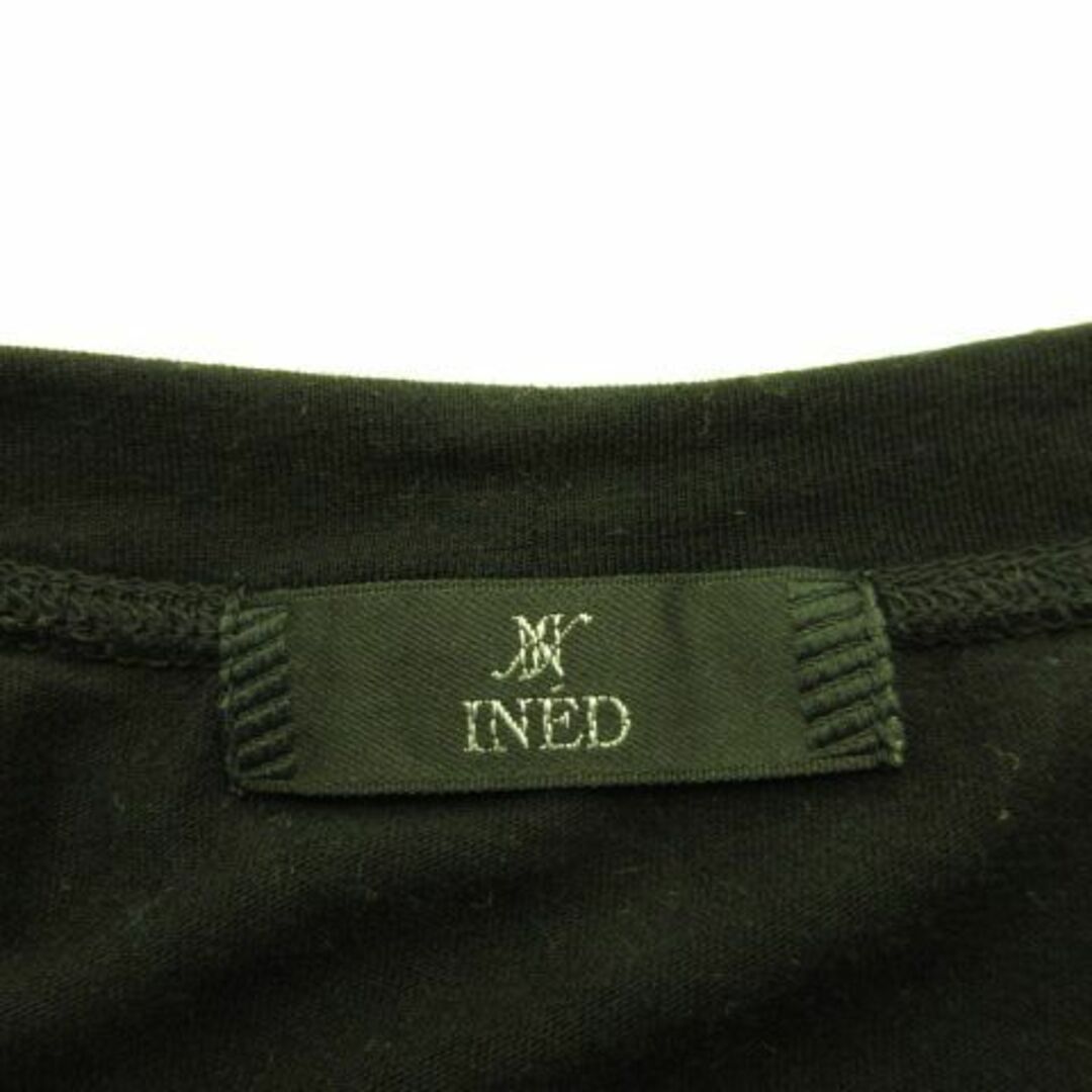 INED(イネド)のイネド INED カットソー 長袖 黒 9 *A142 レディースのトップス(カットソー(長袖/七分))の商品写真