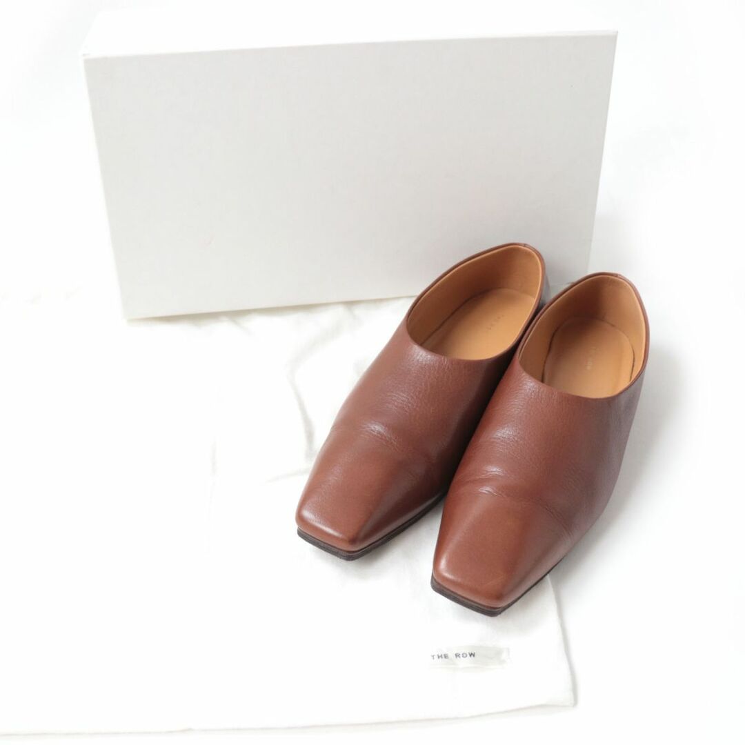 THE ROW - 美品☆THE ROW ザ・ロウ SQUARE TOE PUMP スクエア THE ROW - 美品☆THE ROW ザ・ロウ SQUARE TOE PUMP スクエア