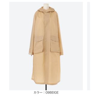 ハイク(HYKE)のHYKE  NYLON  HOODED COATED-SHELL PARKA(ナイロンジャケット)