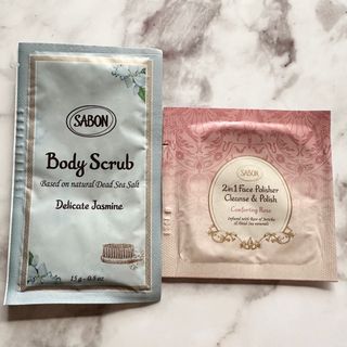 サボン(SABON)のSABON サボン サンプル ボディスクラブ フェイスポリシャー(ボディスクラブ)