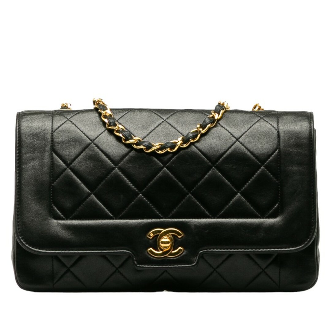 CHANEL ダイアナ25 チェーンショルダーバッグ ココマーク レザー