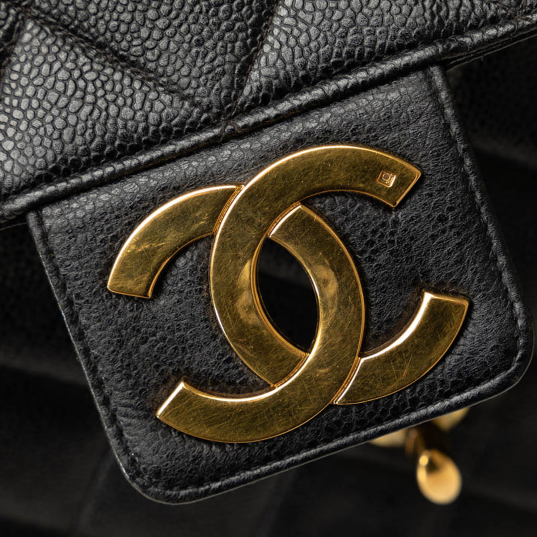 CHANEL(シャネル)のシャネル マトラッセ ココマーク ハンドバッグ ブリーフケース キャビアスキン レディース CHANEL 【228-39916】 レディースのバッグ(ハンドバッグ)の商品写真