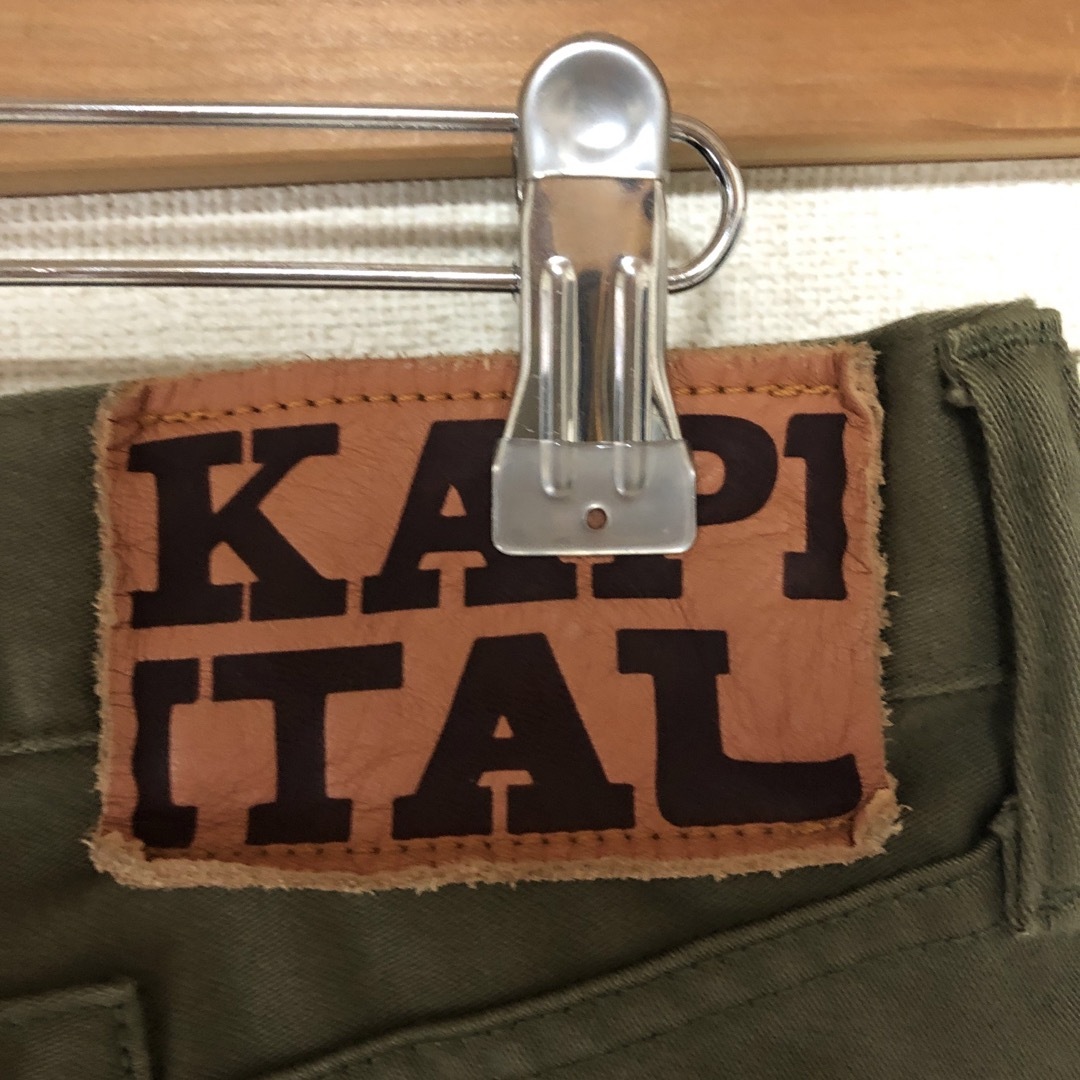 KAPITAL(キャピタル)のKAPITAL(キャピタル) ヴィンテージ サテン スマイルパンツ  メンズのパンツ(ワークパンツ/カーゴパンツ)の商品写真