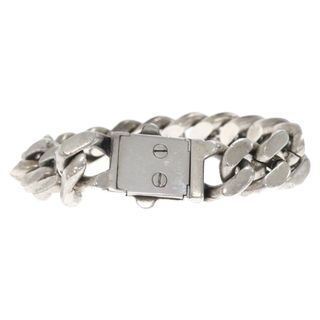 サンローラン(Saint Laurent)のSAINT LAURENT PARIS サンローランパリ METAL CURB CHAIN BRACELET メタルカーブチェーンブレスレット シルバー(ブレスレット)