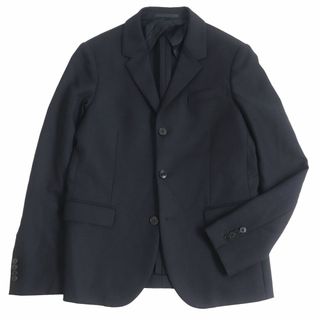 ヴァレンティノ(VALENTINO)の極美品□VALENTINO/ヴァレンティノ 無地 ウール100％ シングル テーラードジャケット/濃紺ブレザー 44 ネイビー イタリア製 正規品 メンズ(テーラードジャケット)