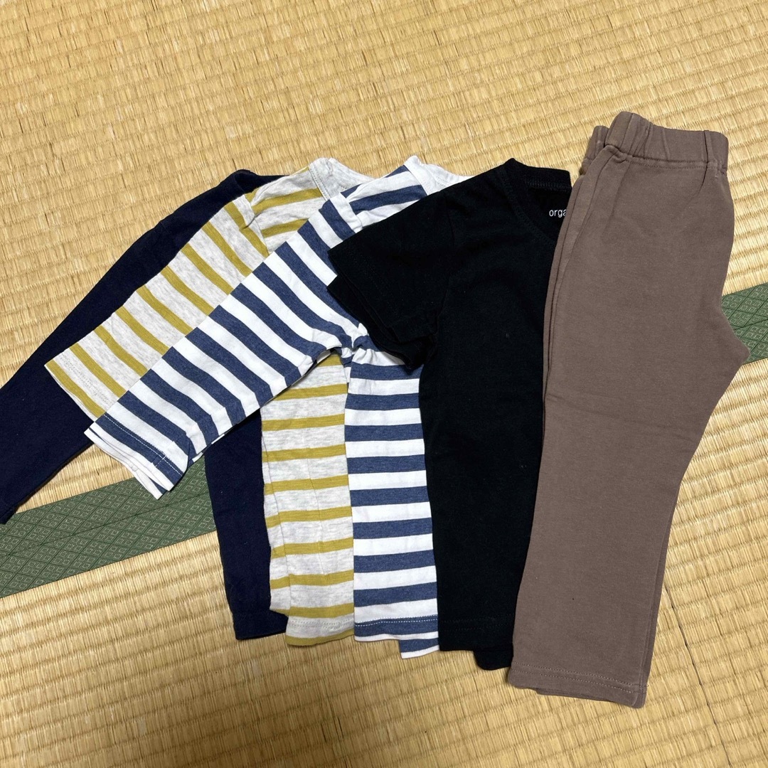 ユカ様専用　ベビー服　90  5点セット キッズ/ベビー/マタニティのキッズ服男の子用(90cm~)(Tシャツ/カットソー)の商品写真