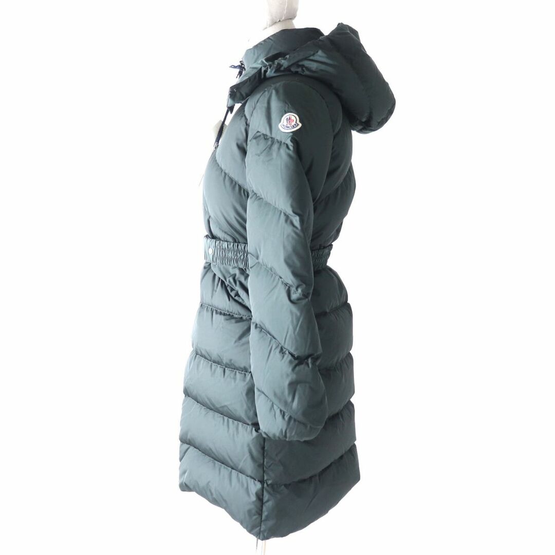 MONCLER(モンクレール)の美品★正規品 20-21AW モンクレール AGOT キッズサイズ ベルト・フード付 ダウンコート ダークグリーン 12anni 152ｃｍ（レディース約XS） レディースのジャケット/アウター(ダウンコート)の商品写真