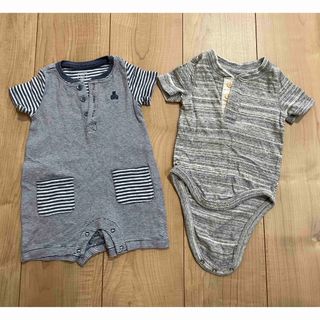 ベビーギャップ(babyGAP)の値下げ！babyGAP ロンパース　2枚セット(ロンパース)