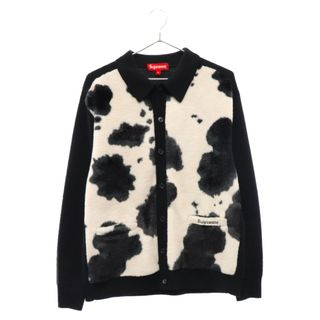 Supreme - SUPREME シュプリーム 21AW Cow Print Cardigan カウ プリント カーディガン ニットシャツ ブラック