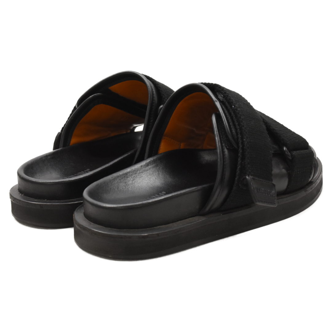 AMBUSH(アンブッシュ)のAMBUSH アンブッシュ PADDED SANDALS パデッドサンダル レザーサンダル ブラック メンズの靴/シューズ(サンダル)の商品写真