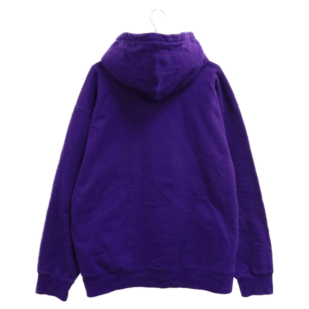 Supreme(シュプリーム)のSUPREME シュプリーム 21AW USA Hooded Sweatshirt ロゴプリント フーディスウェットパーカー パープル メンズのトップス(スウェット)の商品写真