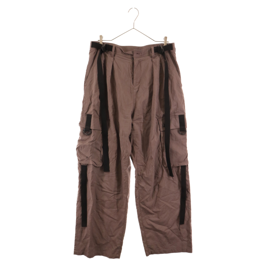 SHAREEF(シャリーフ)のSHAREEF シャリーフ CARGO PANTS ドローストリング ギミック カーゴパンツ パープル 20312012 メンズのパンツ(その他)の商品写真