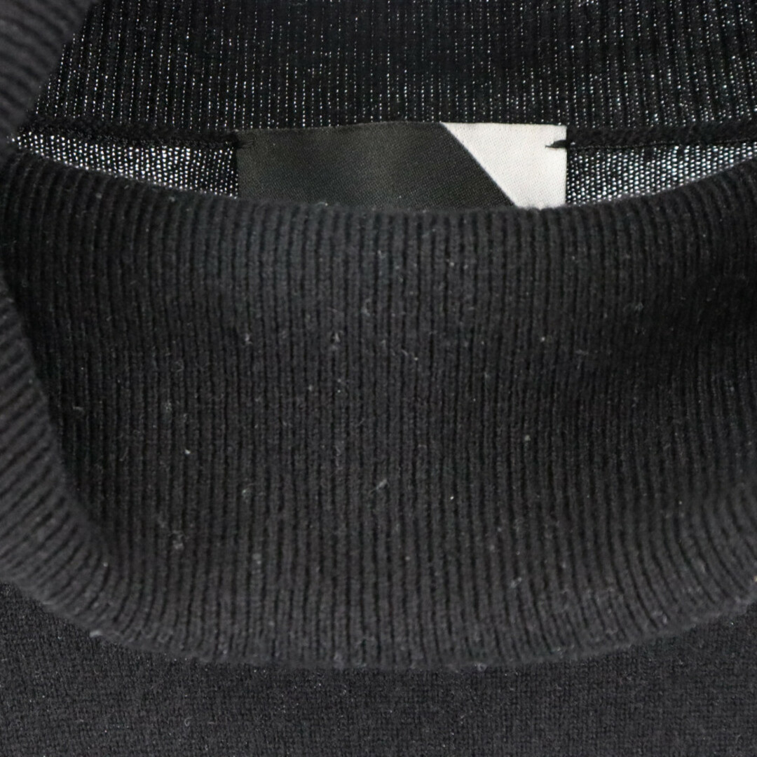 ATON(エイトン)のATON エイトン ウール タートルネック 長袖セーター ブラック 6970498 メンズのトップス(ニット/セーター)の商品写真