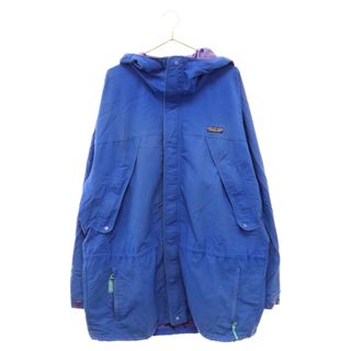 パタゴニア(patagonia)のPATAGONIA パタゴニア 90s VINTAGE STORM JACKET ヴィンテージ ナイロン ストームジャケット マウンテンナイロンパーカー ブルー(ナイロンジャケット)