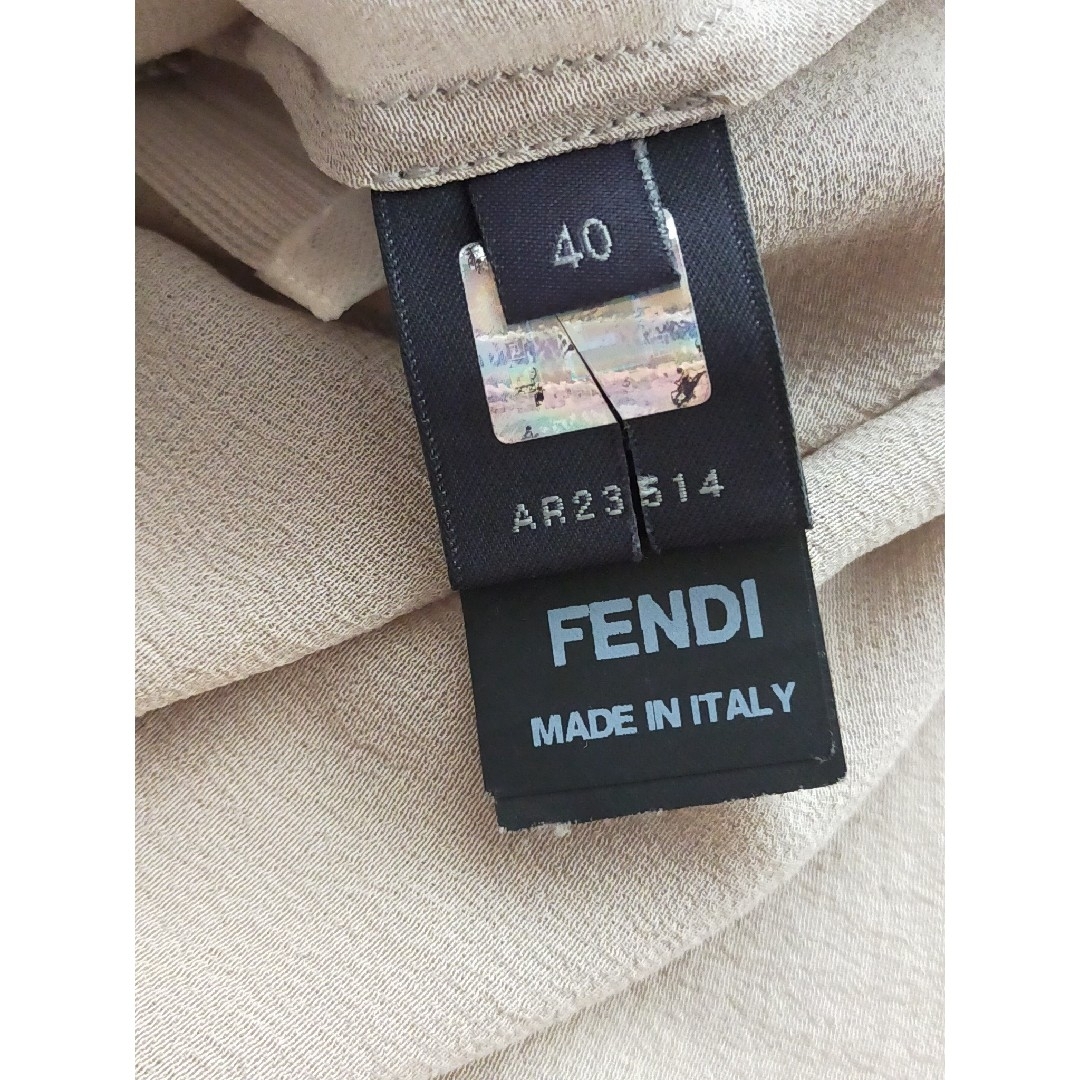 FENDI(フェンディ)のFENDI　フェンディ　ヴィンテージドレス　ヌードドレス レディースのワンピース(ミニワンピース)の商品写真