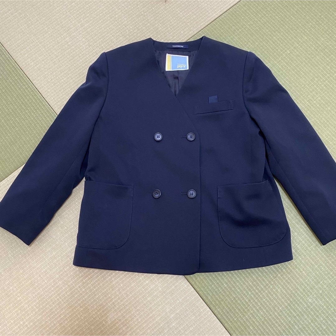 TOMBOW トンボ イートン ダブル ブレザー 小学生 学生服 制服 130 キッズ/ベビー/マタニティのキッズ服女の子用(90cm~)(ジャケット/上着)の商品写真