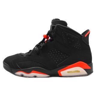 ナイキ(NIKE)のNIKE ナイキ AIR JORDAN 6 RETRO OG BLACK INFRARED エアジョーダン6 インフラレッド ハイカットスニーカー ブラック/レッド US12/30cm 384664-060(スニーカー)