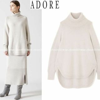 ADORE - ADORE♡アドーア♡袖リボン♡袖フレア♡袖プリーツ♡ニット