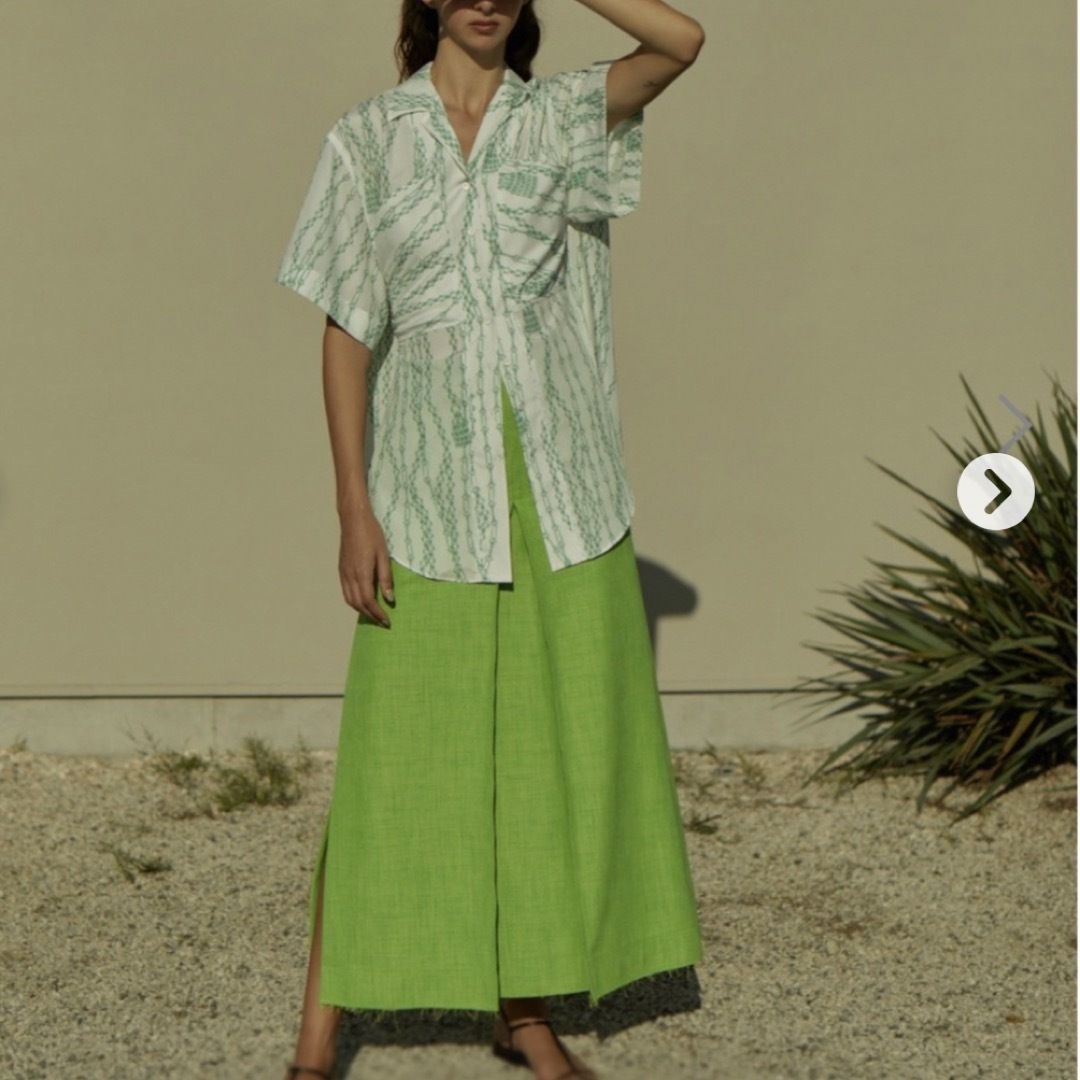 RESTIR(リステア)のirene Mix Color Fabric Skirt  タグ付き レディースのスカート(ロングスカート)の商品写真