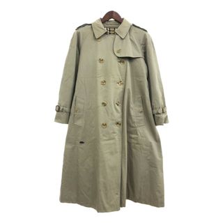 バーバリー(BURBERRY)の【B品】 80年代 イングランド製 Burberrys バーバリーズ トレンチコート アウター ベージュ (レディース 14) 中古 古着 P7808(ロングコート)