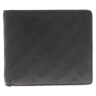 バレンシアガ(Balenciaga)のBALENCIAGA バレンシアガ CASH SQUARE WALLET キャッシュ スクエア二つ折り財布 ブラック 594315 D6WZN(折り財布)