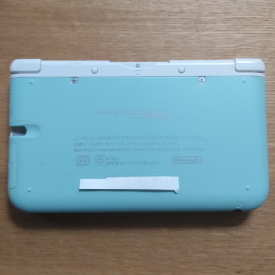 ニンテンドー3DS(ニンテンドー3DS)のNintendo 3DS  LL 本体ミント/ホワイト エンタメ/ホビーのゲームソフト/ゲーム機本体(携帯用ゲーム機本体)の商品写真