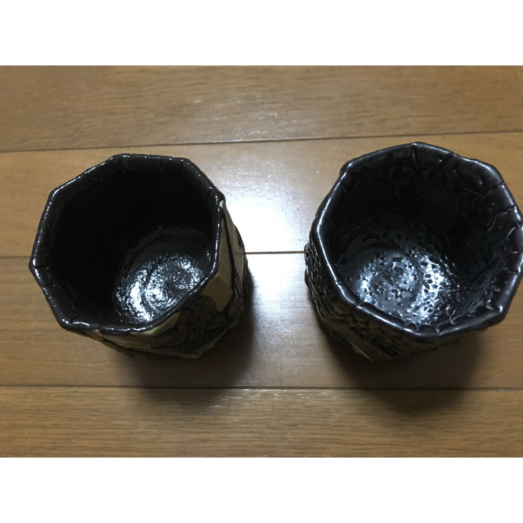 湯呑2個セット　陶芸 エンタメ/ホビーの美術品/アンティーク(陶芸)の商品写真