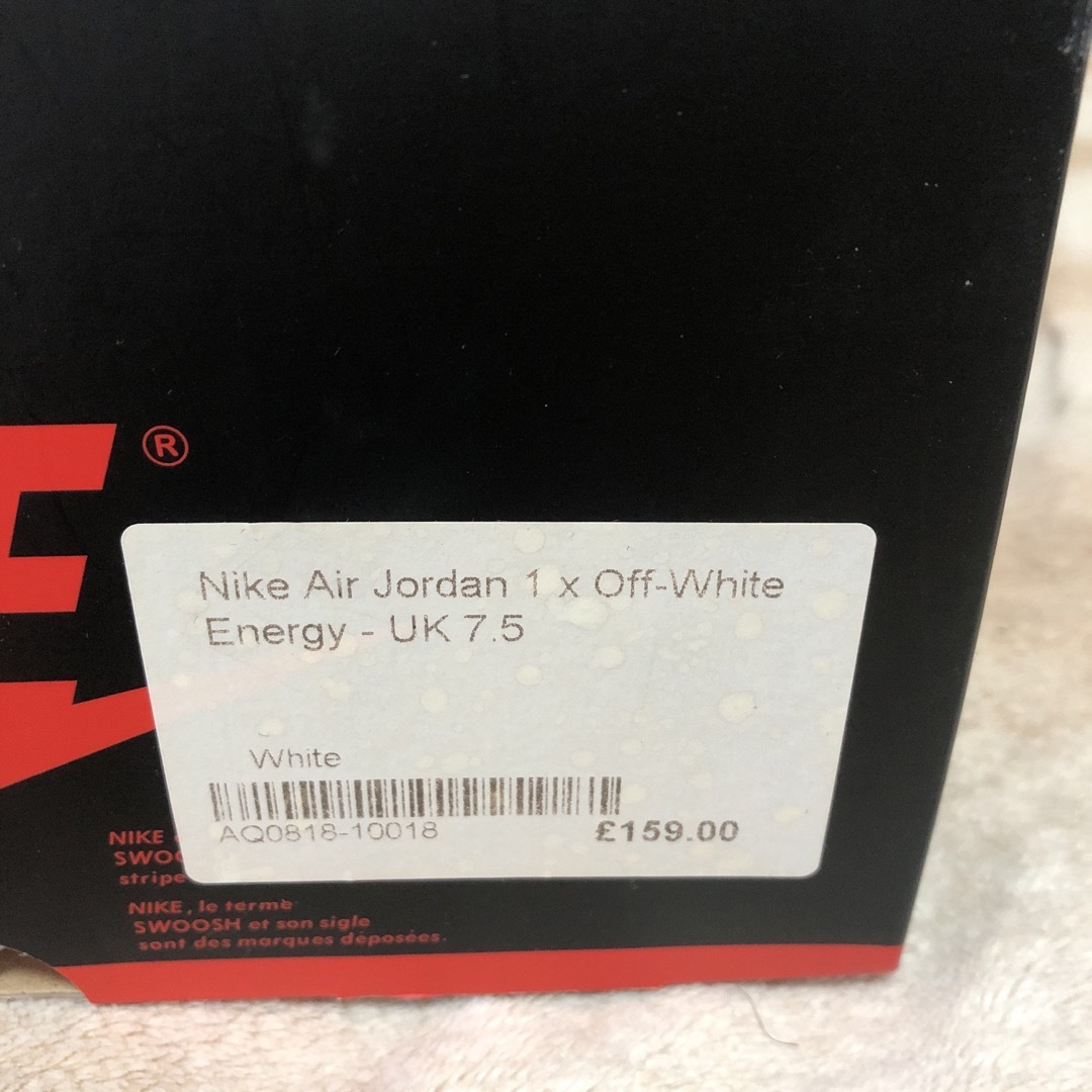 OFF-WHITE(オフホワイト)のoffwhite air jordan EU(ヨーロッパ限定) メンズの靴/シューズ(スニーカー)の商品写真