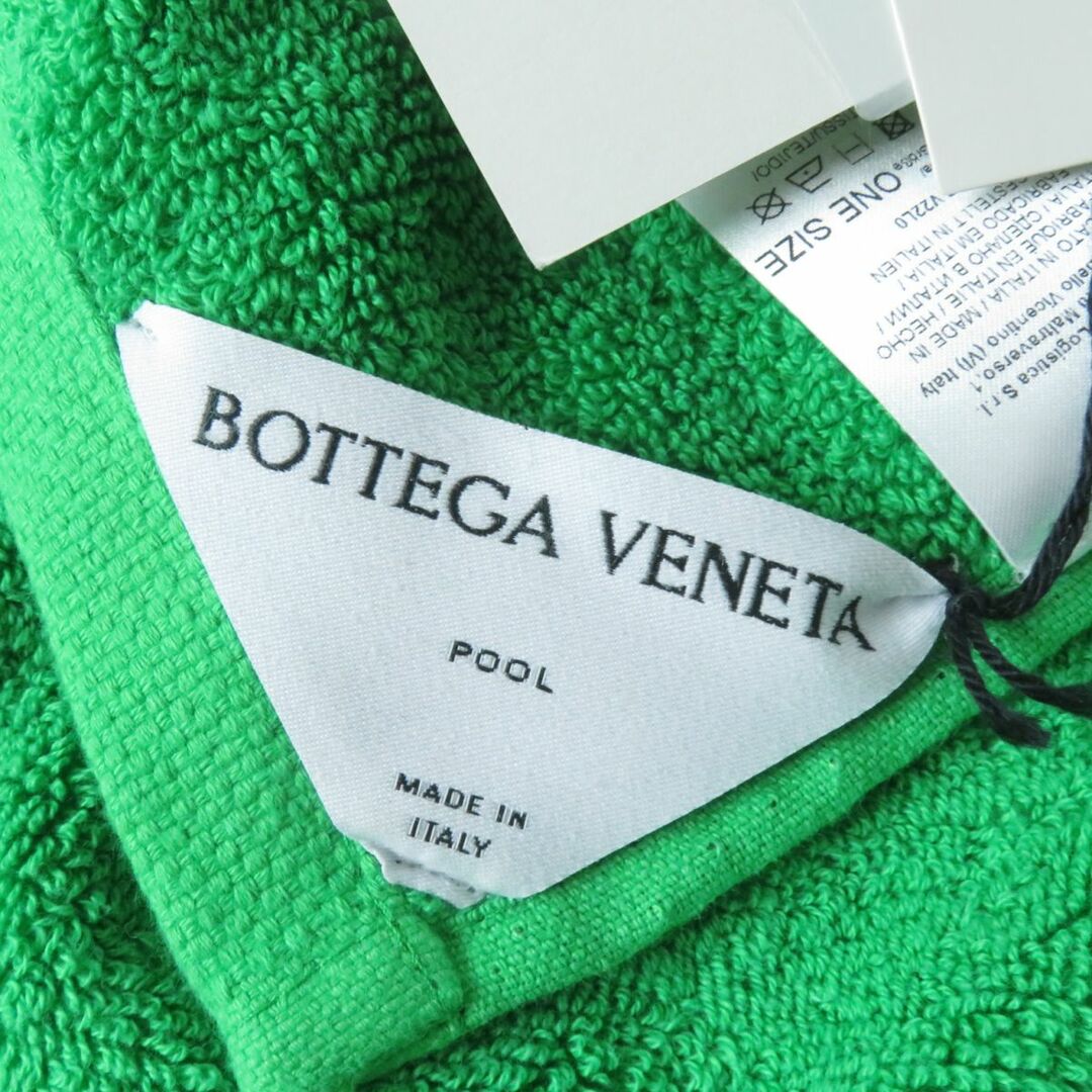 Bottega Veneta(ボッテガヴェネタ)の未使用品★BOTTEGA VENETA ボッテガヴェネタ 651118 ビーチタオル グリーン ONE SIZE プール／ビーチに♪ イタリア製 タグ付き レディースのファッション小物(その他)の商品写真