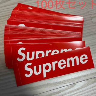 Supreme - SUPREME ラメ ロゴステッカー 黒 NY店購入 ☆レアの通販 by