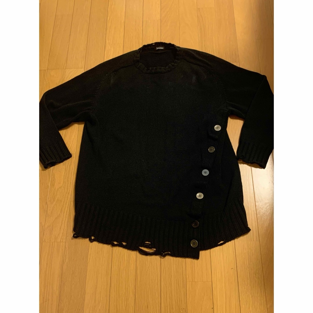 UNDERCOVER - アンダーカバー 23SS ダメージ加工ニット UNDERCOVER - アンダーカバー 23SS ダメージ加工ニット