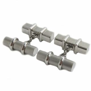 OMEGA - 極美品●OMEGA オメガ N.9018 カフスボタン/カフリンクス 紳士小物 アクセサリー シルバー メンズ ビジネスおすすめ◎