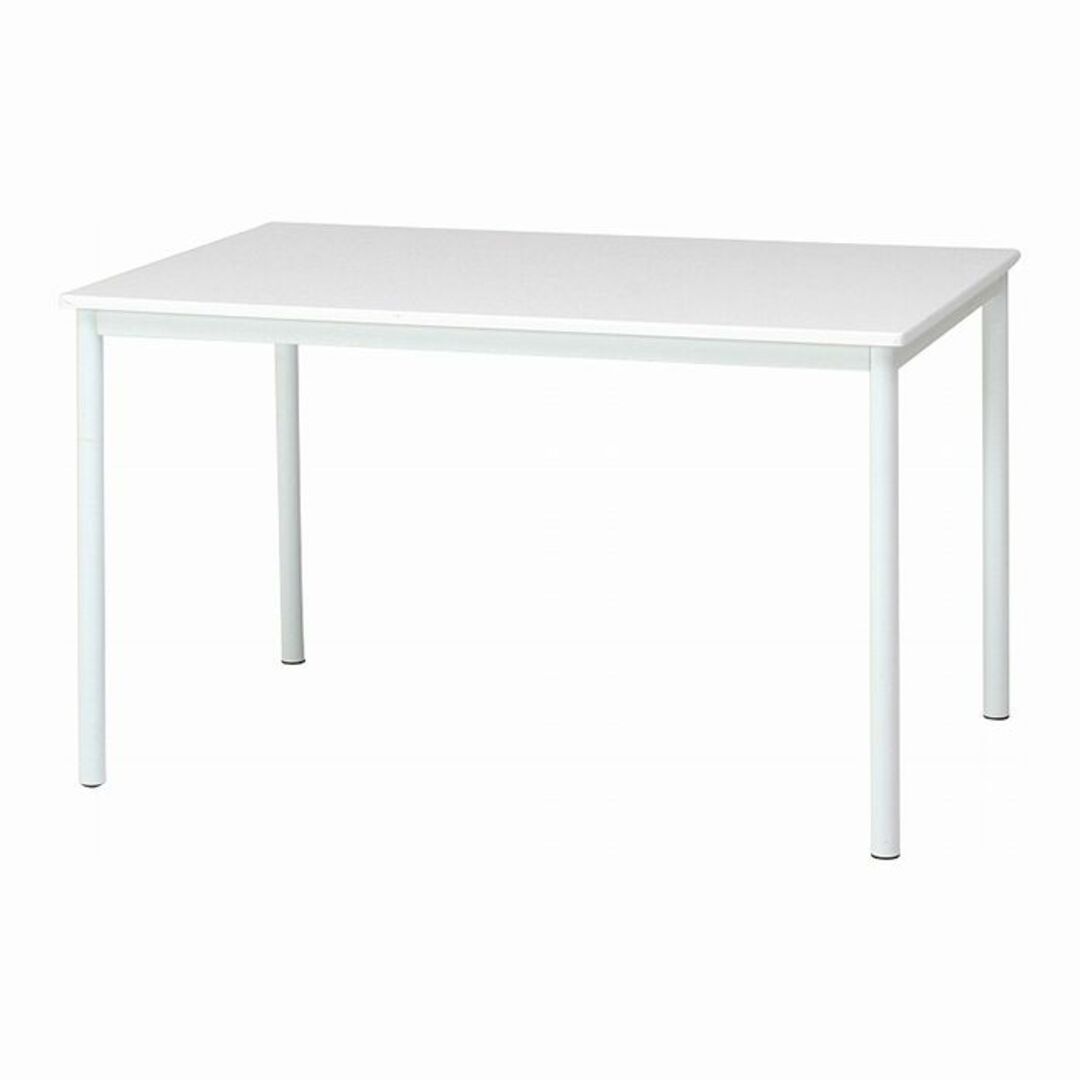 ホワイト鏡面ダイニングテーブル W120×75 ホワイト鏡面ダイニングテーブル W120×75
