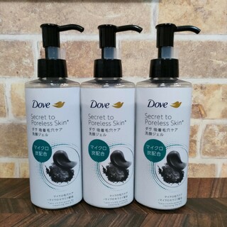 Dove（Unilever） - ☆新品☆Dove ダヴ 吸着毛穴ケア 洗顔ジェル マイクロ炭配合 3本セット