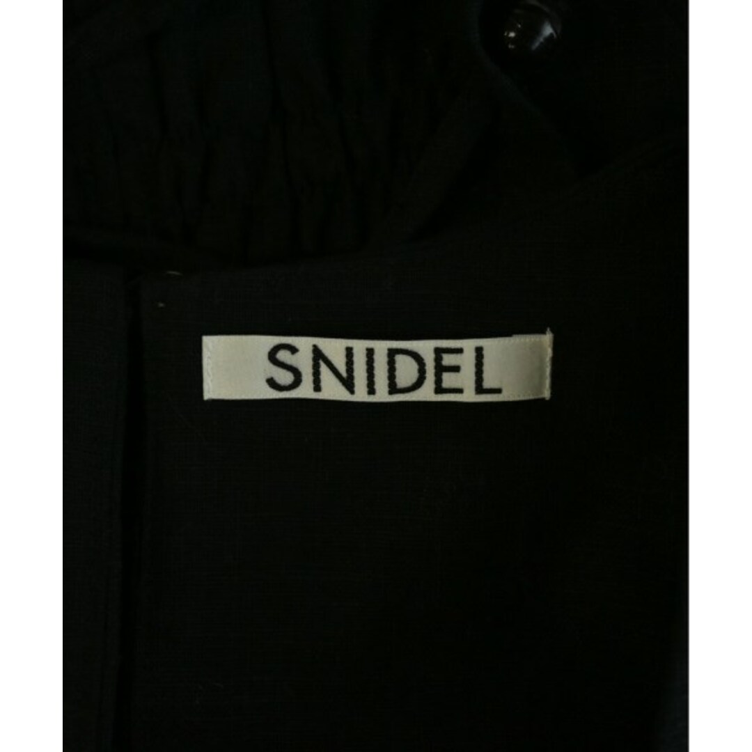 SNIDEL(スナイデル)のSNIDEL スナイデル ワンピース 0(S位) 黒 【古着】【中古】 レディースのワンピース(ひざ丈ワンピース)の商品写真