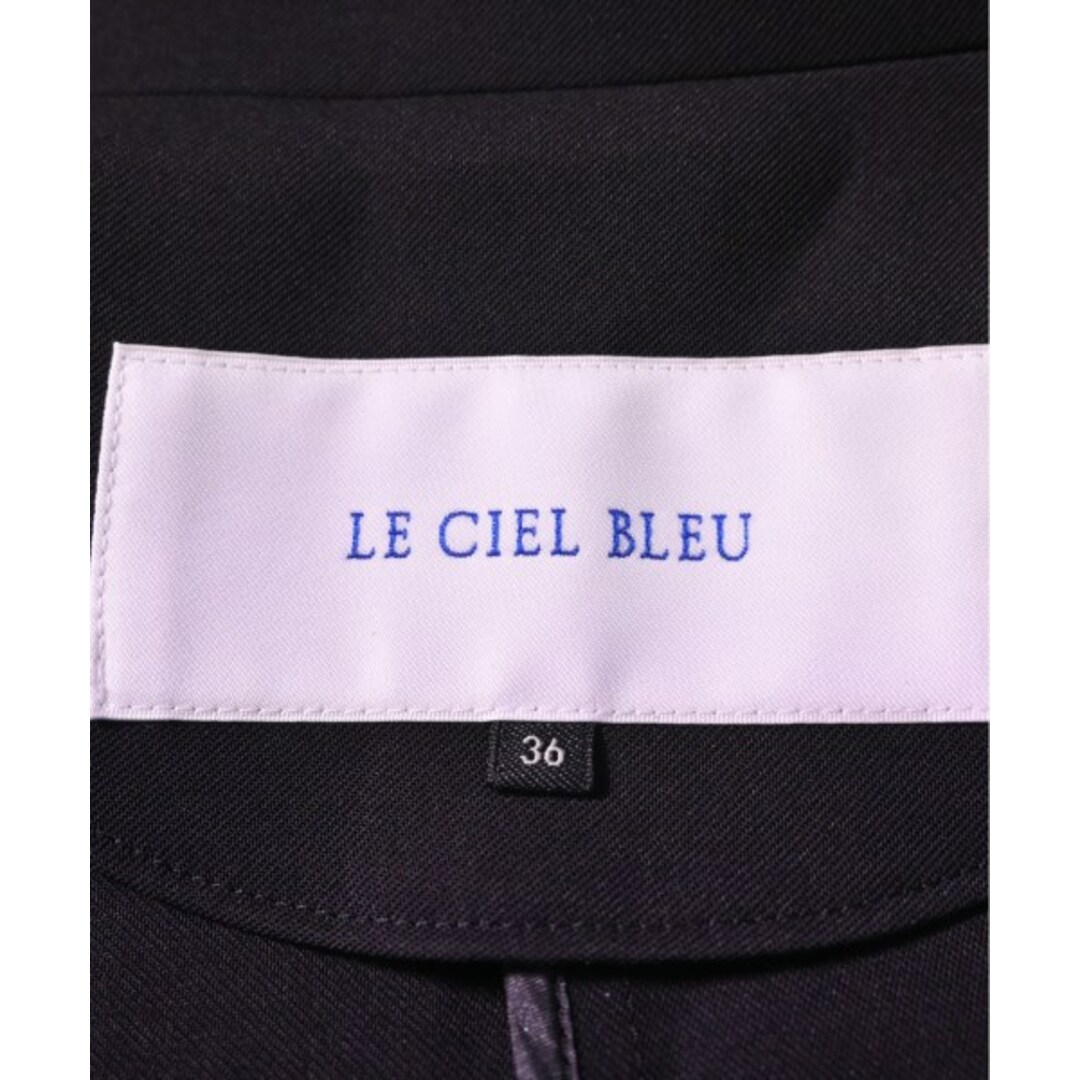 LE CIEL BLEU(ルシェルブルー)のLE CIEL BLEU ルシェルブルー カジュアルジャケット 36(S位) 黒 【古着】【中古】 レディースのジャケット/アウター(テーラードジャケット)の商品写真
