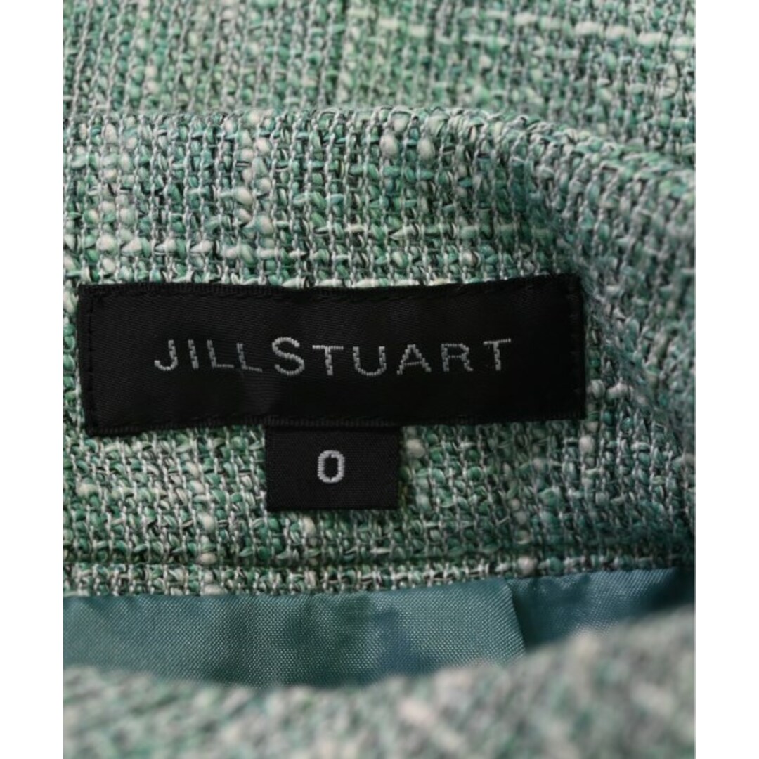 JILLSTUART(ジルスチュアート)のJILLSTUART ひざ丈スカート 0(XS位) 緑(ミックス) 【古着】【中古】 レディースのスカート(ひざ丈スカート)の商品写真