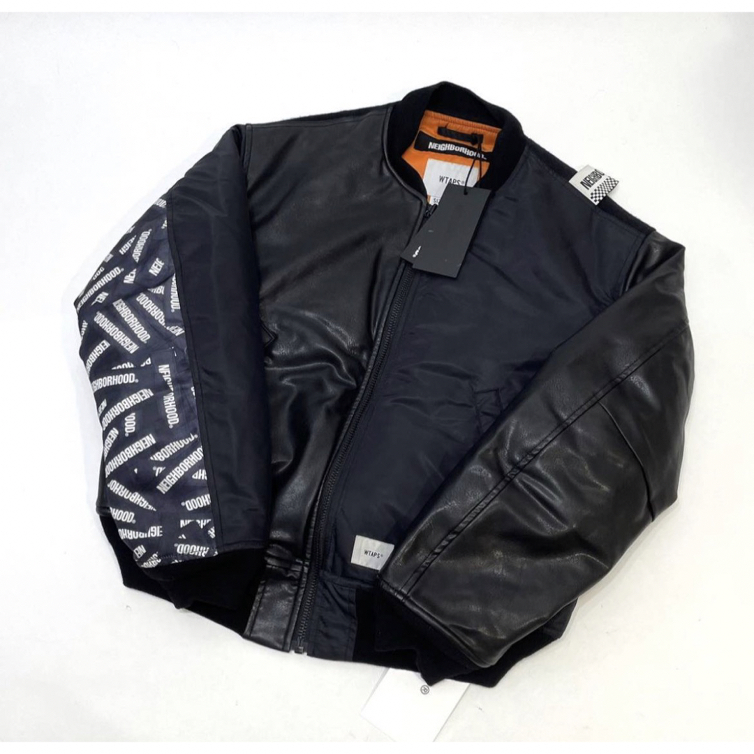 ネイバーフッド ma1 ぶち Lサイズ ブラック wtaps ネイバーフッド ma1 ぶち Lサイズ ブラック wtaps