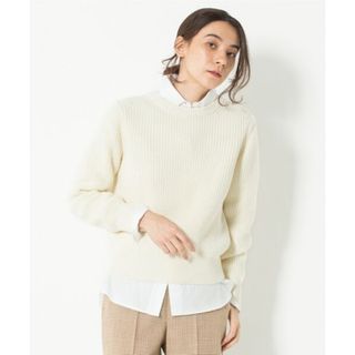 ニジュウサンク(23区)の23区 【洗える】コットンブレンドコード ニット ¥16,500 (ニット/セーター)