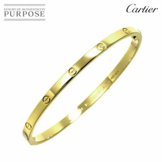 カルティエ(Cartier)のカルティエ Cartier ラブ ブレス SM #16 K18 YG イエローゴールド 750 ブレスレット バングル 【証明書付き】VLP 90221248(ブレスレット/バングル)