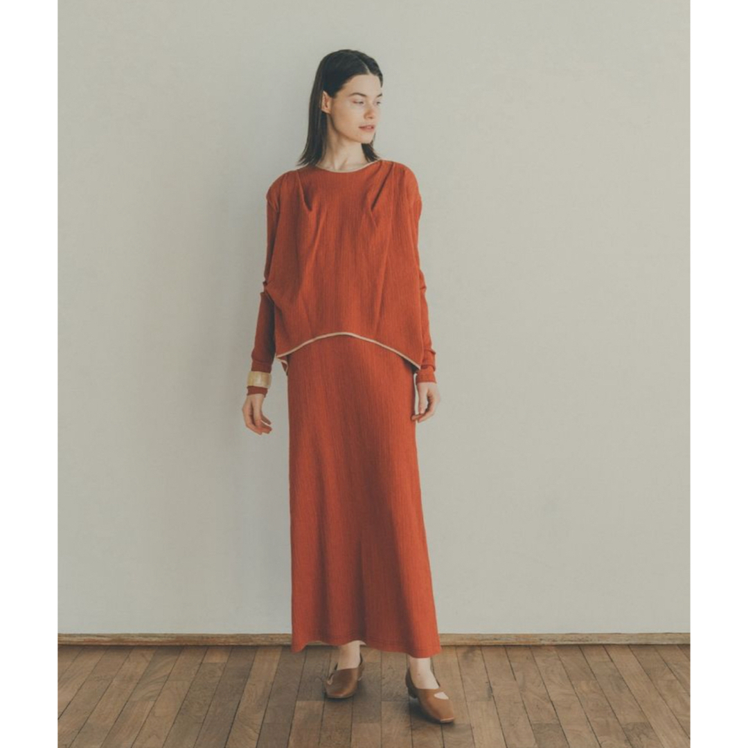 CLANE(クラネ)の最終値下げ【CLANE】COTTON CREPE TUCK ONE PIECE レディースのワンピース(ロングワンピース/マキシワンピース)の商品写真