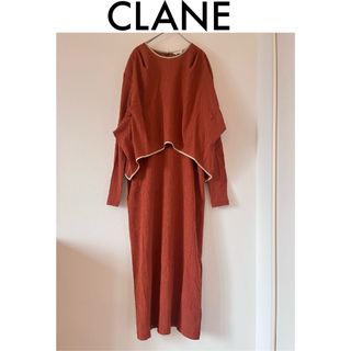 クラネ(CLANE)の最終値下げ【CLANE】COTTON CREPE TUCK ONE PIECE(ロングワンピース/マキシワンピース)