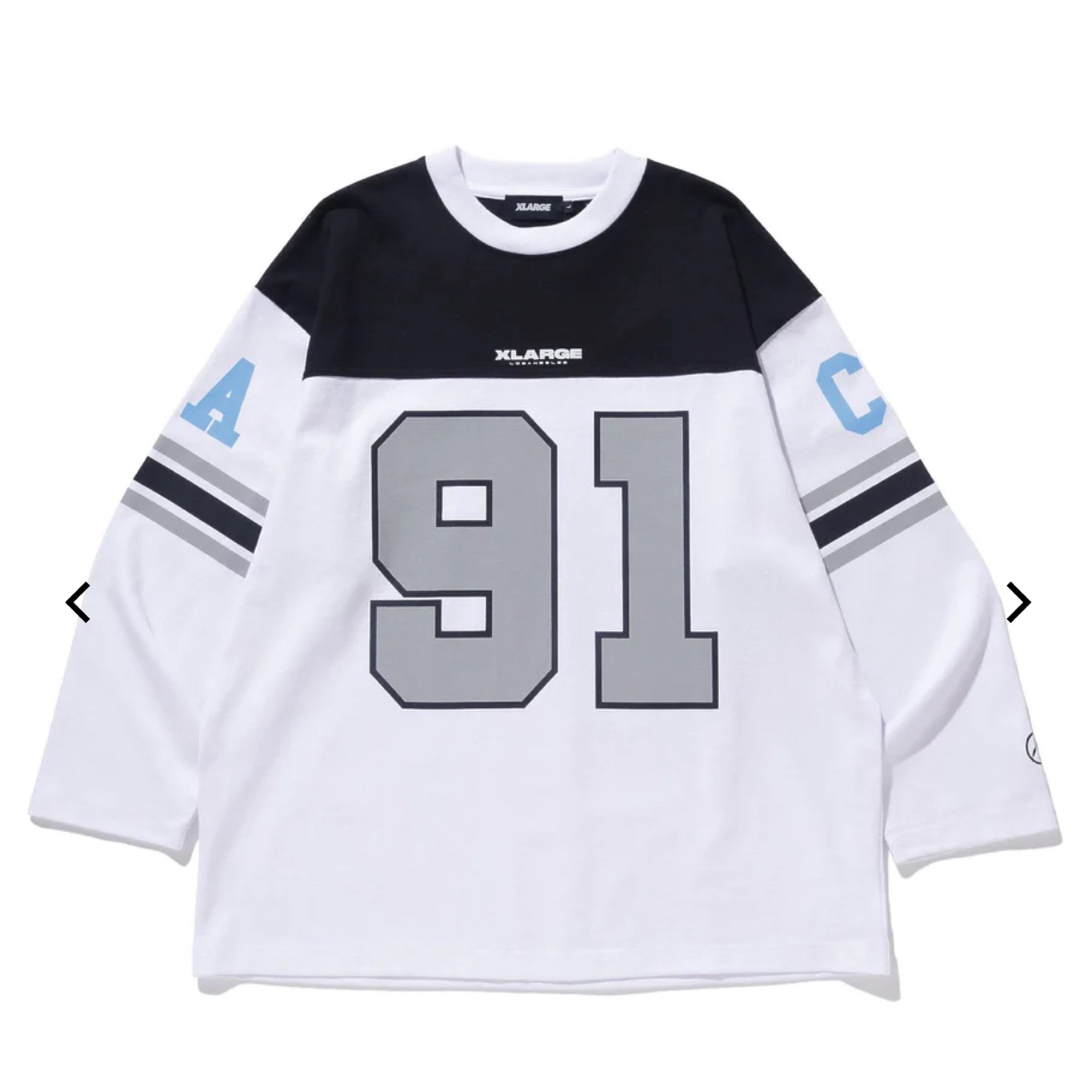 XLARGE(エクストララージ)のXLARGE XL FOOTBALL L/S TEE  エクストララージ  新品 メンズのトップス(Tシャツ/カットソー(七分/長袖))の商品写真