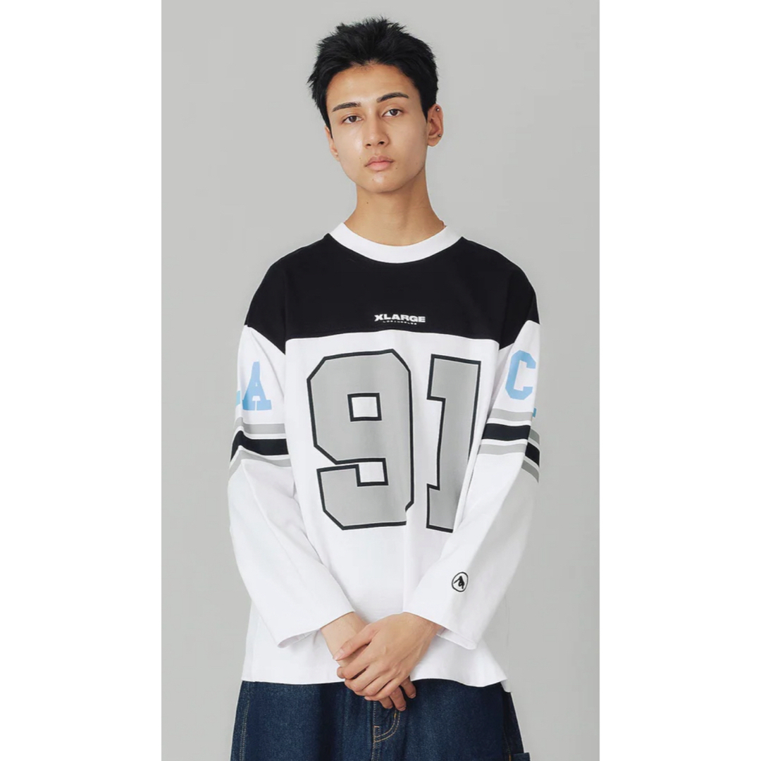 XLARGE(エクストララージ)のXLARGE XL FOOTBALL L/S TEE  エクストララージ  新品 メンズのトップス(Tシャツ/カットソー(七分/長袖))の商品写真